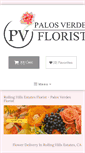 Mobile Screenshot of palosverdesflorist.com